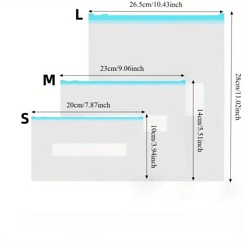 45pcs/set Home Food Storage Sealed Bags Grains Preservation Bags Fridge Refrigeration Storage Bags Food Storage Bags