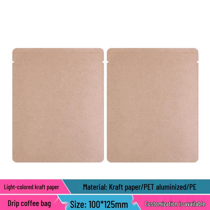 Intention Coffee Kraft Paper Drip Bag - Food Grade Foil Packaging