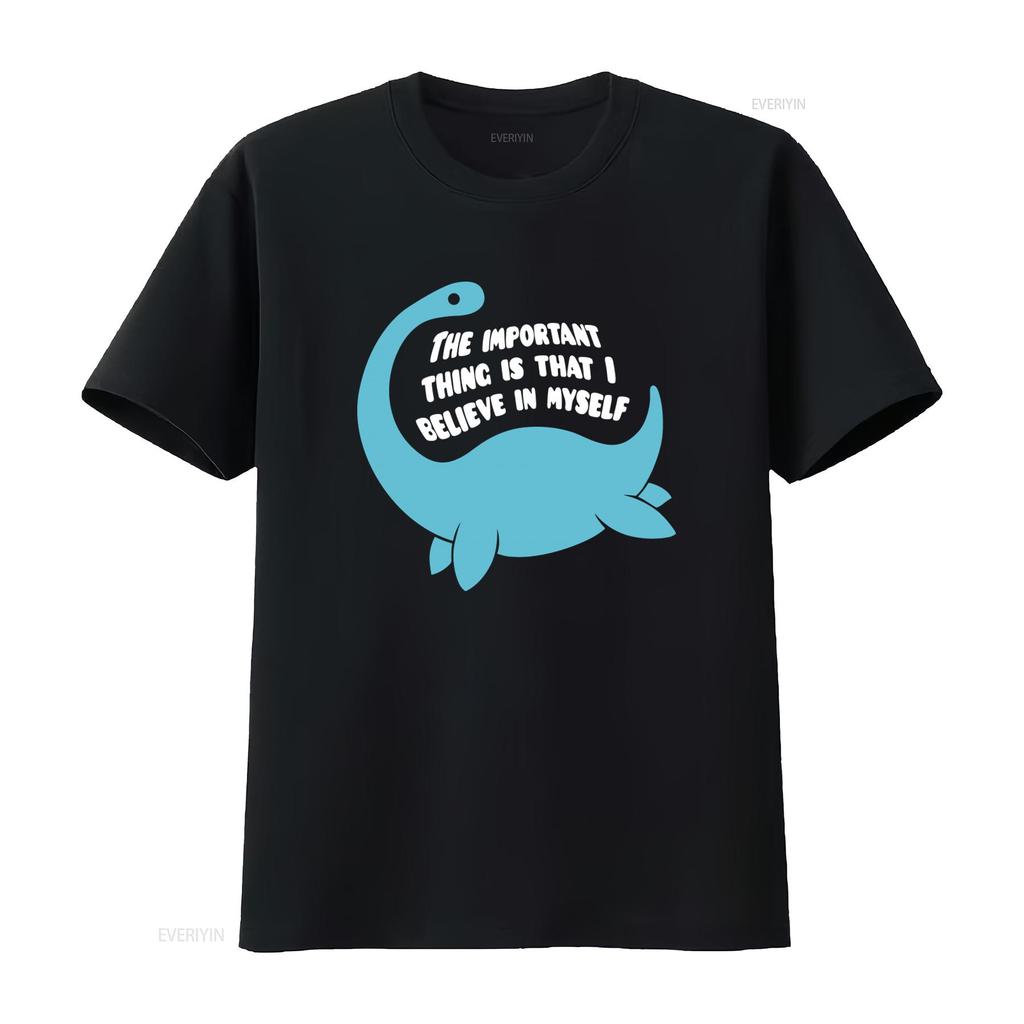 Lustiges Ich Glaube An Mich Loch Ness Monster Schottisch Schottland Nessie T-Shirt Vintage Grafikdesigner Kleidung Homme