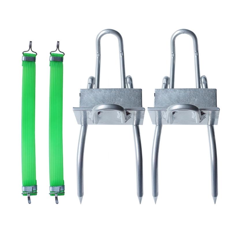 Edelstahl Kletterbaumschuh Einfache Anwendung Pflücken von Früchten Jagd Beobachtungspfähle Kletterspikes Baumkletterwerkzeug