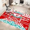1pc Liverpool FC logo Print Area Rug - Soft, Washable Non-Slip Indoor Mat, Living Room, Home Office Decorative Rug,Office Decorative