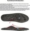 2Pairs Medical Magnetic Therapy Sports Insoles Massage Foot Weight Loss Slimming Acupressure Insole Anti-fatigue Health Shoe Pad