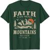 Lift My Eyes To the Mountains - Psalm 121 Faith Design T-Shirt