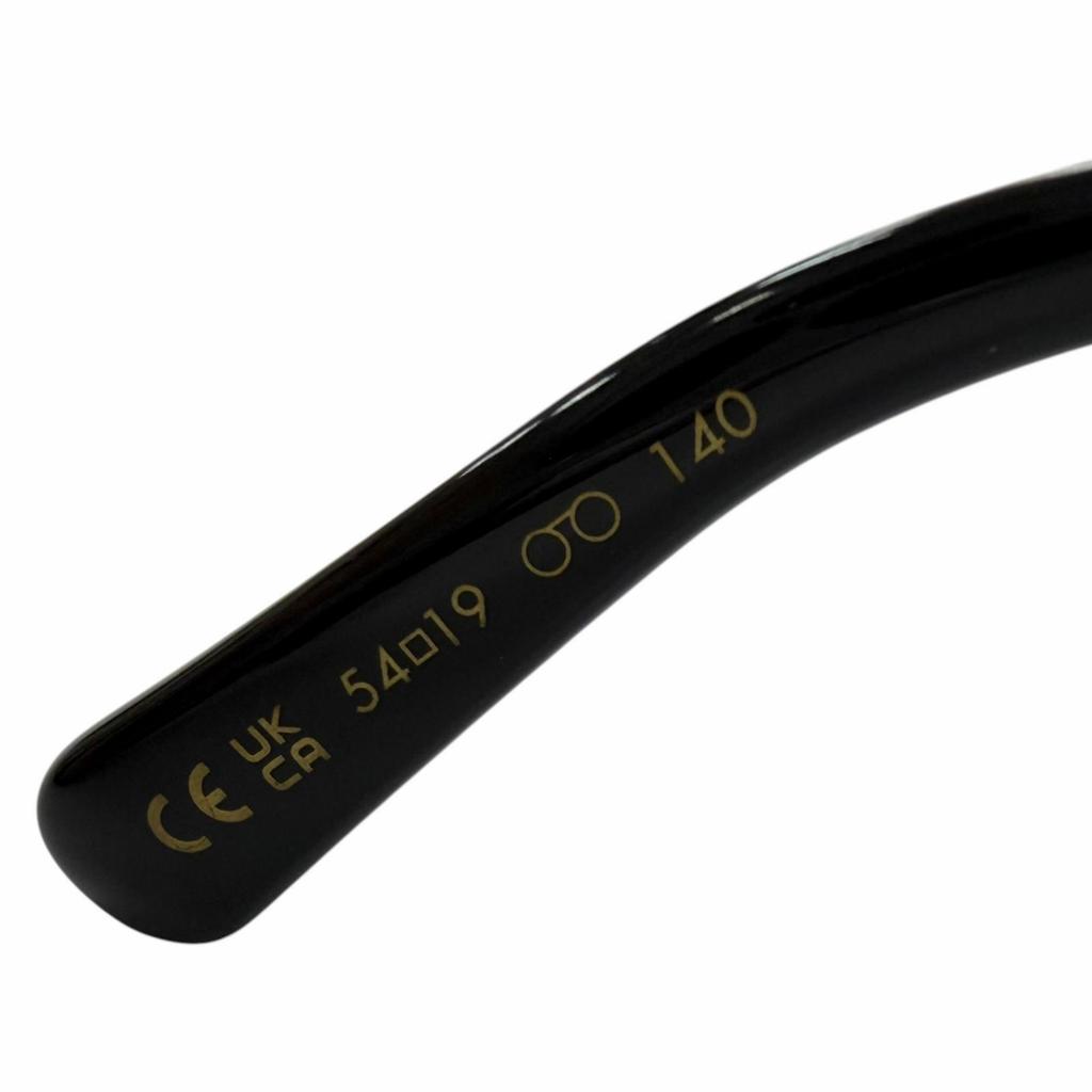 Excellent LOUIS VUITTON LV GO-14 Round Sunglasses Black Women Z2378E Used