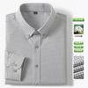 New 100% Pure Cotton Striped Shirt For Men's Long Sleeve Casual Regular Fit Soft Comfortable Business Social Shirts Men Clothing