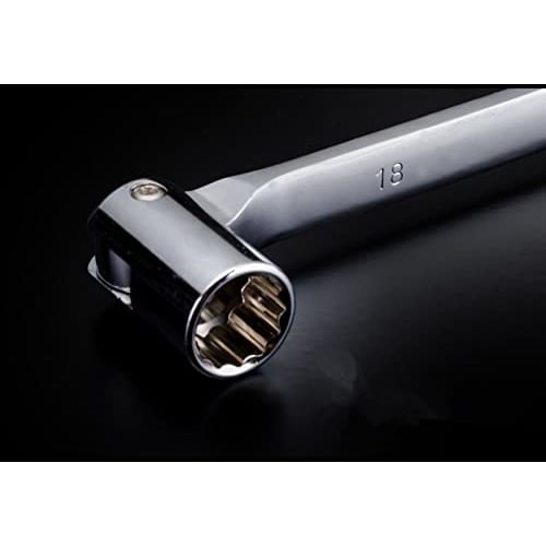 Flex Combination Wrench, Flex Socket Spanner, Swivel Head (10mm)