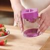Stainless Steel Manual Fruit Slicer with Detachable Stainless Steel Blades , Ideal for Strawberries, Grapes, Tomatoes, Onions, Mushrooms, and More