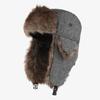 Unisex Warm Fleece Lined Peaked Cap Winter Hat With Ear Protection Adjustable Fit Cotton Blend Beanie Cold Weather