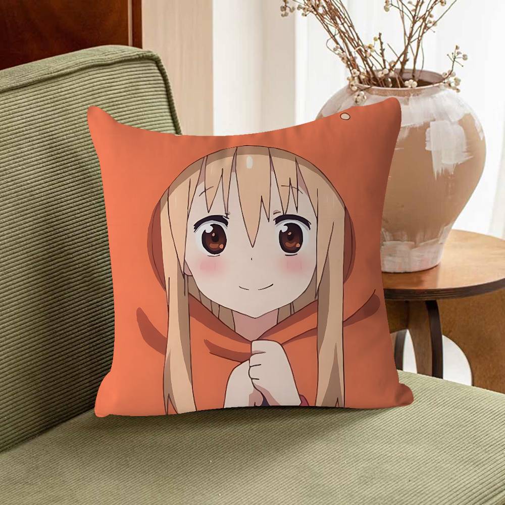 Doma Umaru Personalized Pillow Dust Cover Bedroom Kids Party Decoration Pillowcase Birthday Children Gift