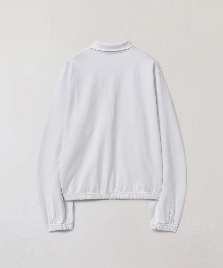 Peullabijeum Long Placket Polo Tee - White