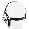 VaHppy Masks Gag Harness Nose Hooks SM  Bondage Cat Whisker Style Couple Sex Games Toys Cosplay Stainless Steel + Leather