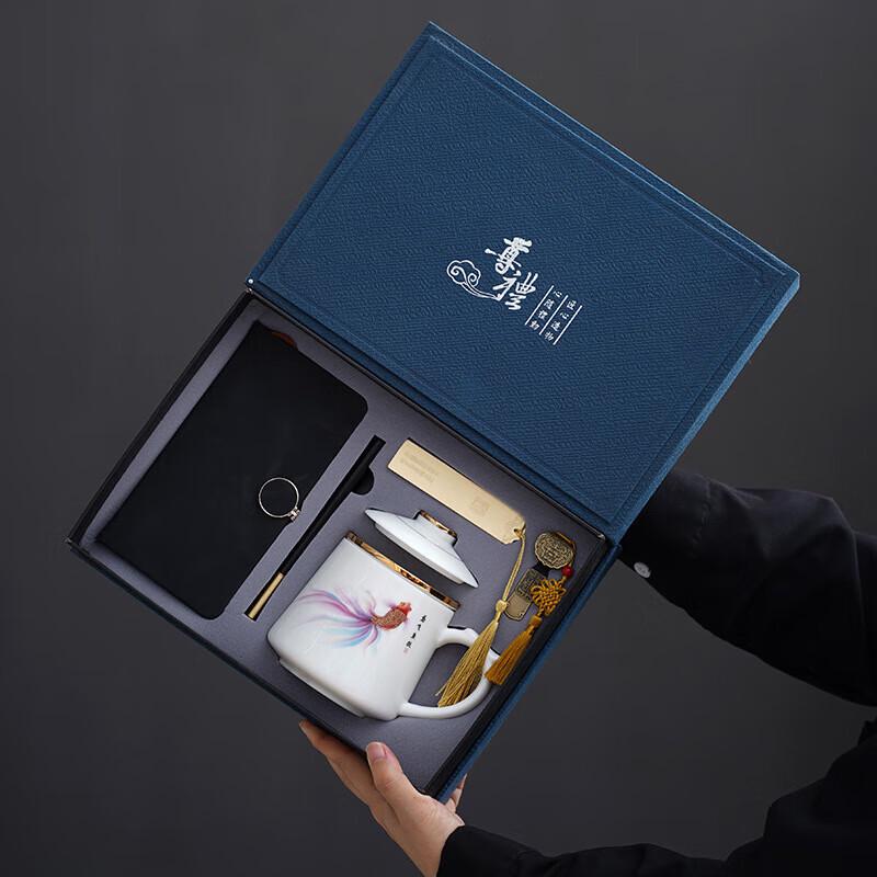 Wealthy Peacock Ceramic Tea Gift Set