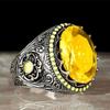 30 Styles Vintage fait à la main turc chevalière pour hommes femmes antique argent couleur noir Onyx pierre Punk anneaux bijoux religieux