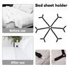 12 Clips Adjustable Elastic Bed Sheet Holder Mattress Clip Fasteners Cover Blankets Non-Slip Fixing Strap Grippers