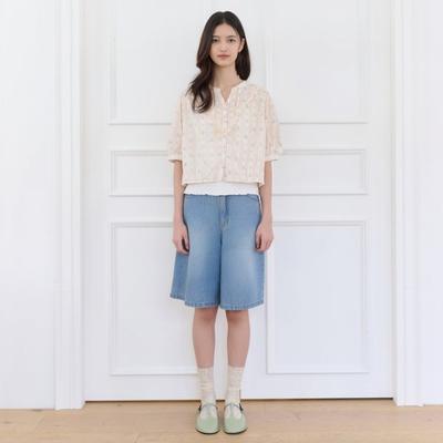 Embroidered Point Blouse T264mbl212w