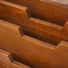 Caja de Almacenamiento de Cajón de Escritorio de Madera Vintage Multiusos para Comestibles Suministros de Oficina Caja para Clasificar Archivos Almacenamiento Caja de Madera