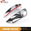 Pair Chrome Front Fog Lamp Cover Trim Bezel Frame For Jeep Grand Cherokee 2014+