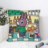 Kawaii Trotro Cartoon Pillowcase Polyester Cushion Cover Decorations Animation Throw Pillow Case Cover Home Zippered 40X40cm