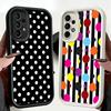Mobilskal för Samsung Galaxy A17 A16 A15 A14 A13 Prickar Konst Mode Design A56 A36 A26 A55 A35 A25 A54 A34 A24 A53 A33 A23