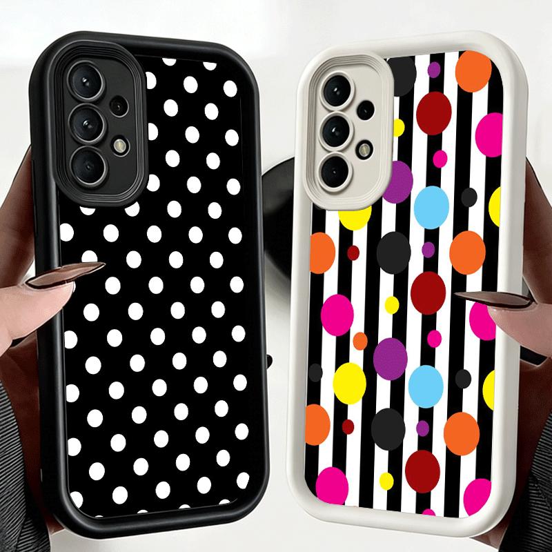 Mobilskal för Samsung Galaxy A17 A16 A15 A14 A13 Prickar Konst Mode Design A56 A36 A26 A55 A35 A25 A54 A34 A24 A53 A33 A23