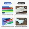 Durable Polyester Flat Shoelaces for Casual Shoes and Sneakers - Set of 2 Pairs In Multiple Solid Colors