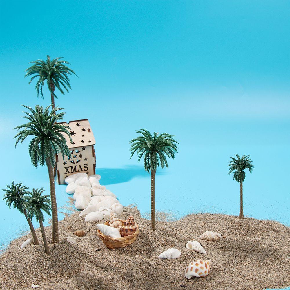 New Sand Table DIY Decor Plastic Bonsai Plant Pots Model Coconut Palm Tree Craft Micro Landscape