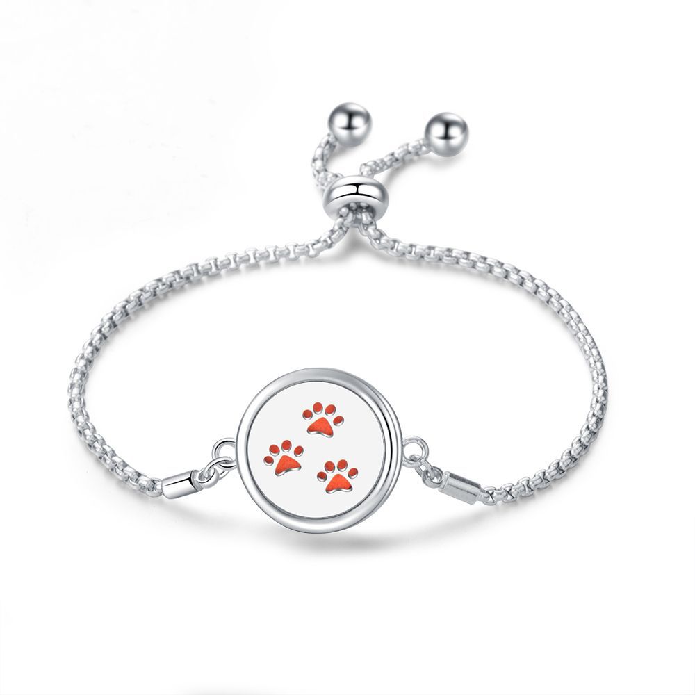 Hollow Tree of Life Aromatherapy Bracelet with Magnetic Clasp and Refillable Essential Oil Compartment for Couples Magnet version