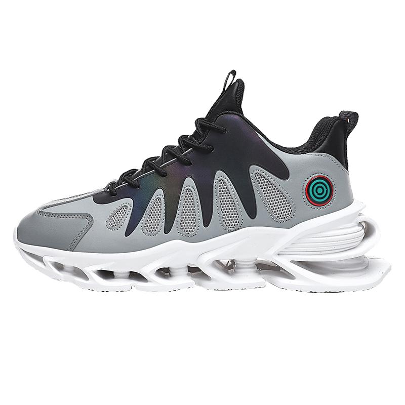 Abhotesth Reflective Men S Casual Shoes Elasticity Men S Sneaker Lightweight Breathable Mesh Shoes Plus Size Cushioning Men Shoe 46 39