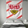 VfB Stuttgart Wall Tapestry Aesthetic Wall Hanging Printed Fabric Blanket Decorative Tapestries for Bedroom Living Room Home Decor