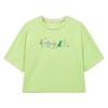 Li Ning × Disney Collaboration Pixar Toy Story Series Simple Letter Casual Short Sleeve T-Shirt Women Tops AHSW490-7