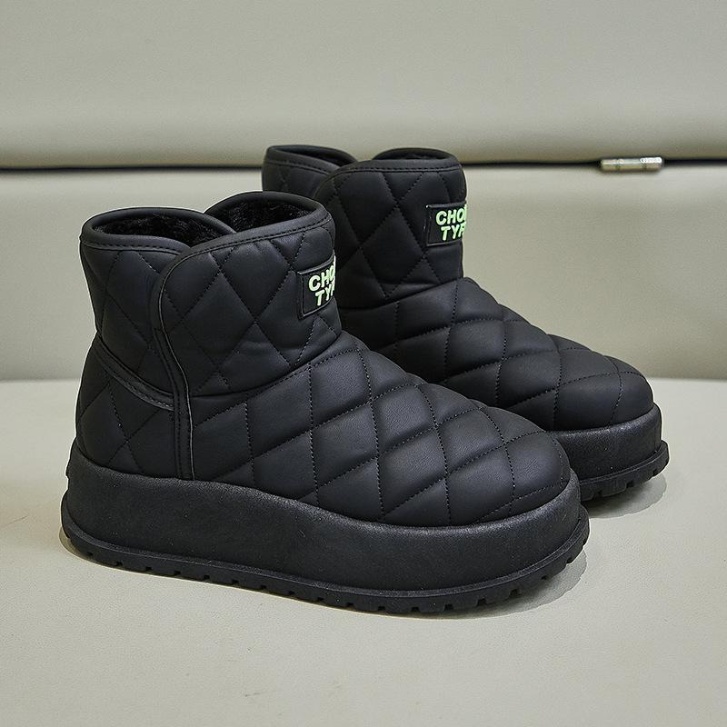 Winter Velvet Thick Warm Shoes Waterproof Platform Snow Boots for Women 40 2819₽