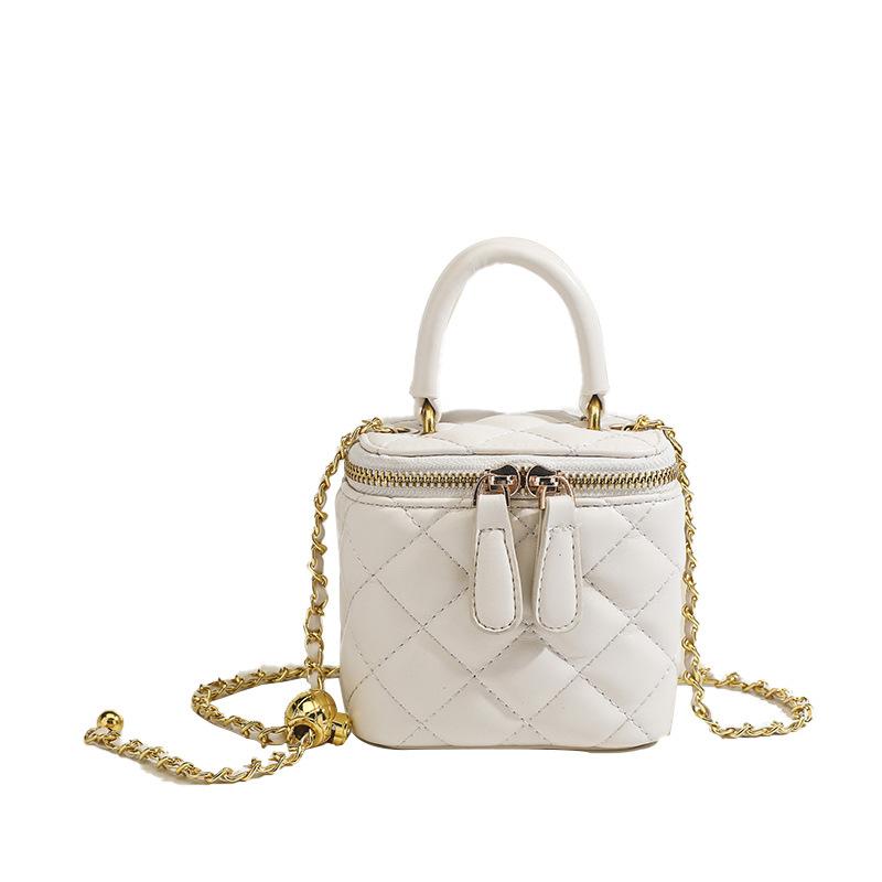 Geantă cu Lanț în Formă de Rombo, Geantă Crossbody, Geantă Mică la Modă, Geantă Pătrată Mini Mică
