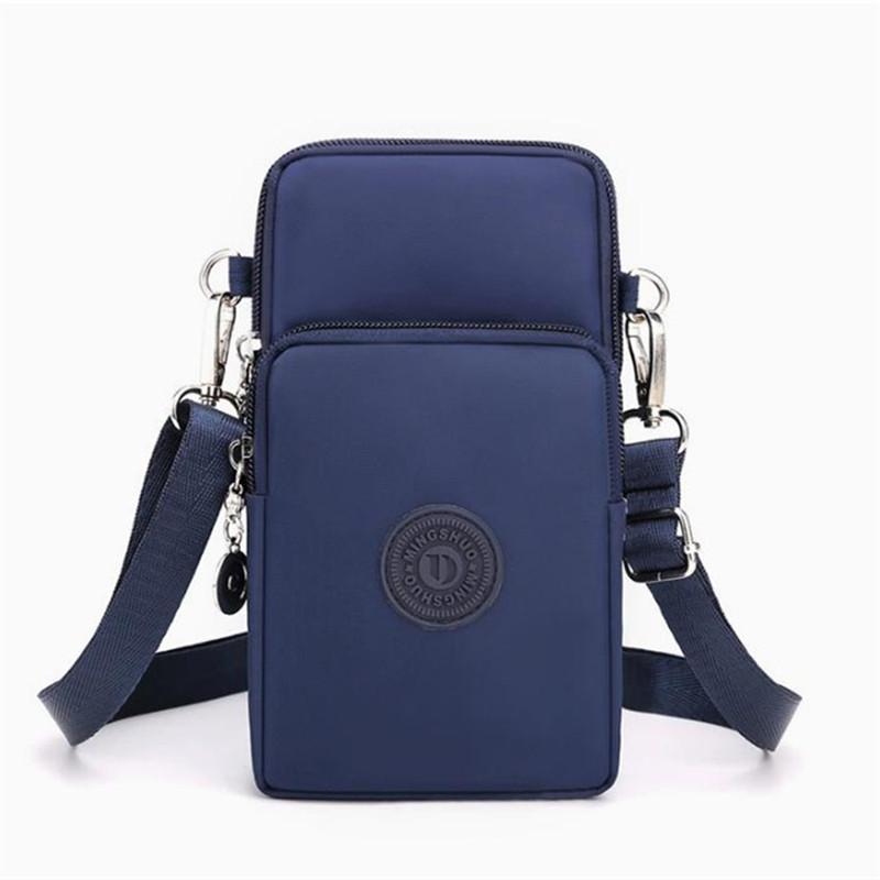 Stilvolle Beige Crossbody Sling Tasche mit Mehreren Taschen Leichte Handy-Geldbörse mit Verstellbarem Riemen Umhängetasche für Damen für den Täglichen Gebrauch