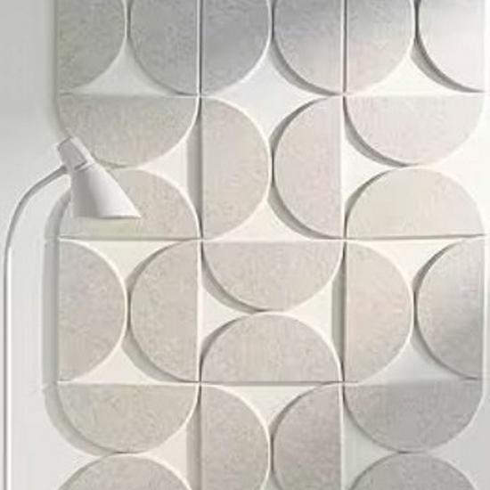 Semi-Circle Polyester Felt Wall Decoration & Sound Absorption Board