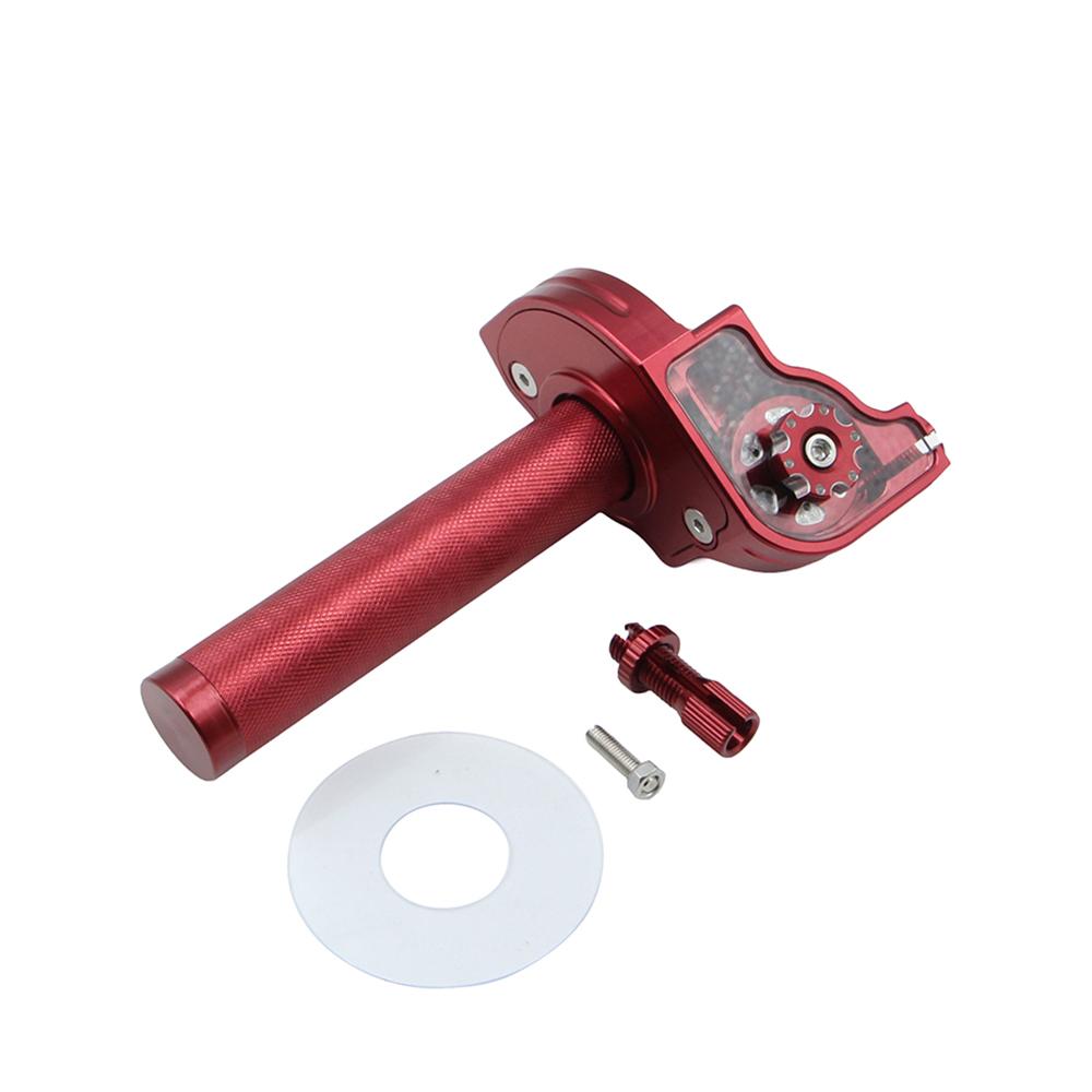 22mm CNC Aluminum Quick Twist Throttle Grip with Cable Motorcycle Accelerator Handlebar for Dirt Pit Bike ATV Quad