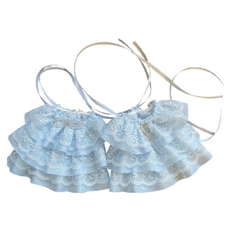 Fashionable Nostalgic Lace Detachable Arm Covers Comfortable Wear For Elegant Dress Event And Photo Shoots