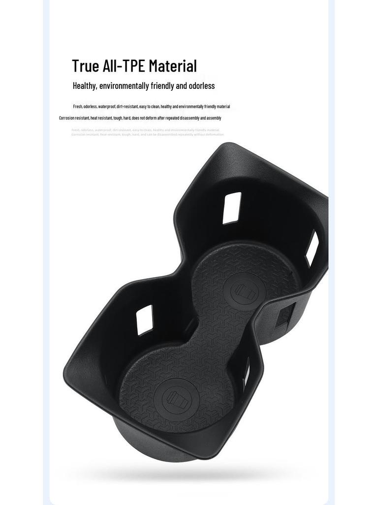 Compatible BYD Song Pro DMI Central Cup Holder Coaster Cover, Interior Accessory for 26 Models