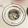 Stainless Steel Mesh Sink Strainer Trap Bath Hair Drain Hole Metal Flume Filter
