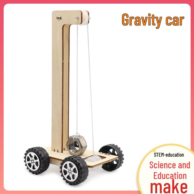 DIY Physics Gravity Car Kit for Primary School Science Education