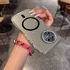 Case for TECNO CAMON 30S Pro Minimal Semi-Transparent Magnetic Casing Raised Electroplated Lens Bezel Anti-Slip Drop Resistant Protective Shell