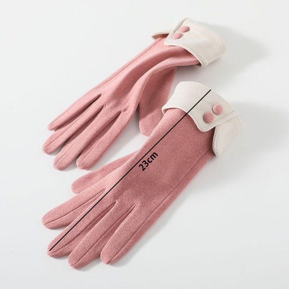 Windproof Warm Gloves Cold Proof Mittens Fashion German Velvet Gloves Outdoor Sport