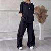 2024 Women's Cotton & Linen Casual Solid Color Set