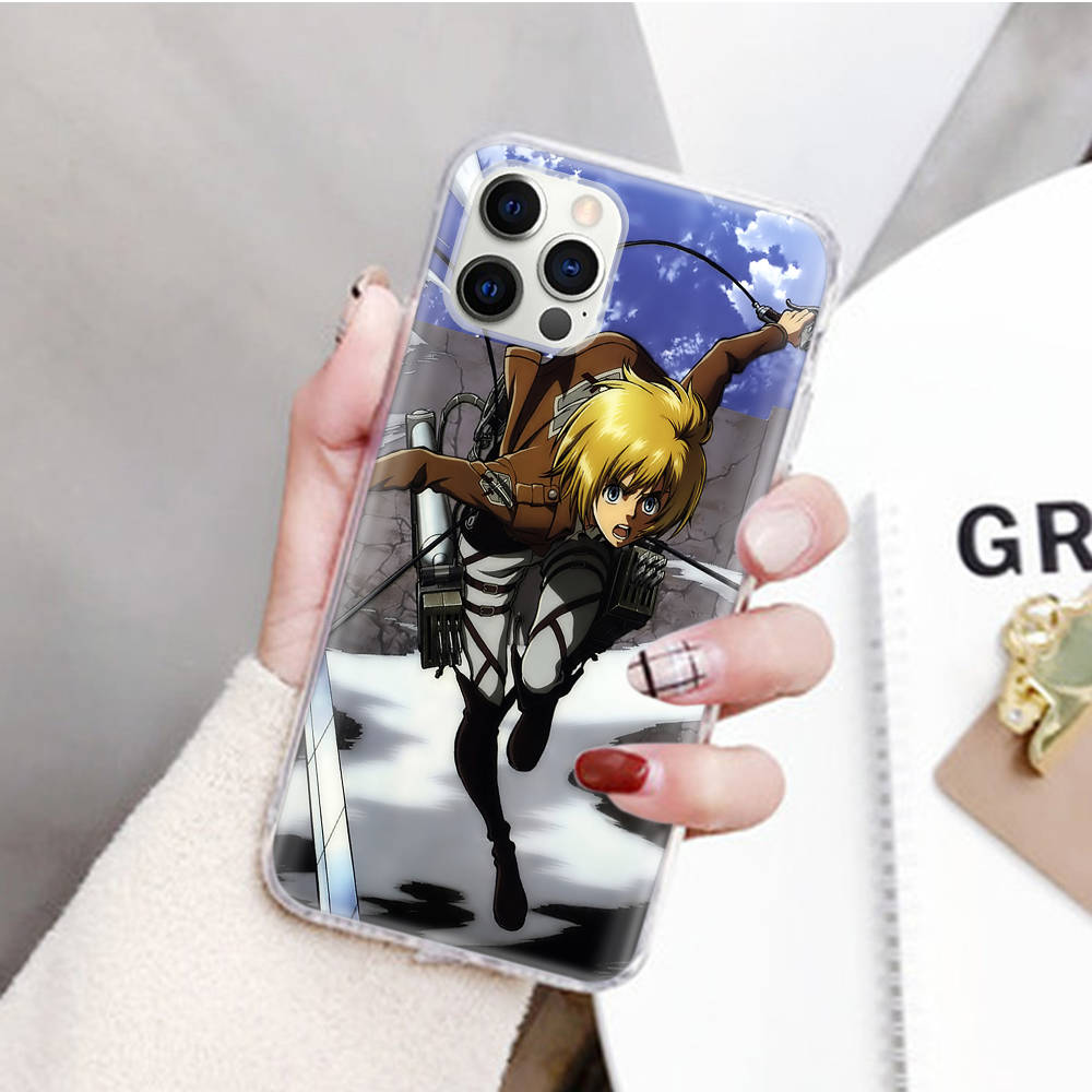 JW65 Rivaille Attack On Titans Case for Samsung A04 A14 A23 M33 M53 Realme 10 9 C35 C55 VIVO Y02 X80 Infinix Hot 30 Note 11 Tecno Spark 8P Pro