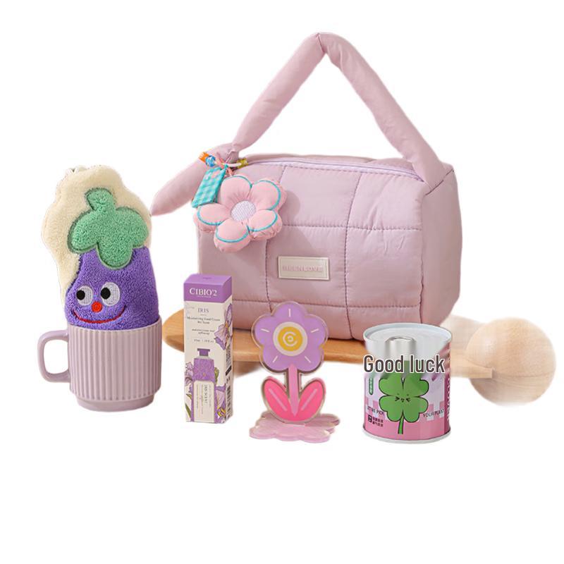 Vanaheimr Purple Cosmetic Bag Gift Set