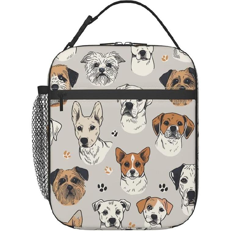 Reusable Butterfly Lunch Box for Kids Girls Boys Women Adult, Insulated Botanical Lunch Bag,Polyester Cooler Retro Handbags Case for School Picnic