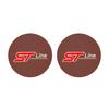 2Pcs Car Coaster Suede Mat Water Cup Anti-slip Pad Auto Interior For Ford Focus Fiesta Puma Ranger Kuga MK7 MAX F150 Mondeo