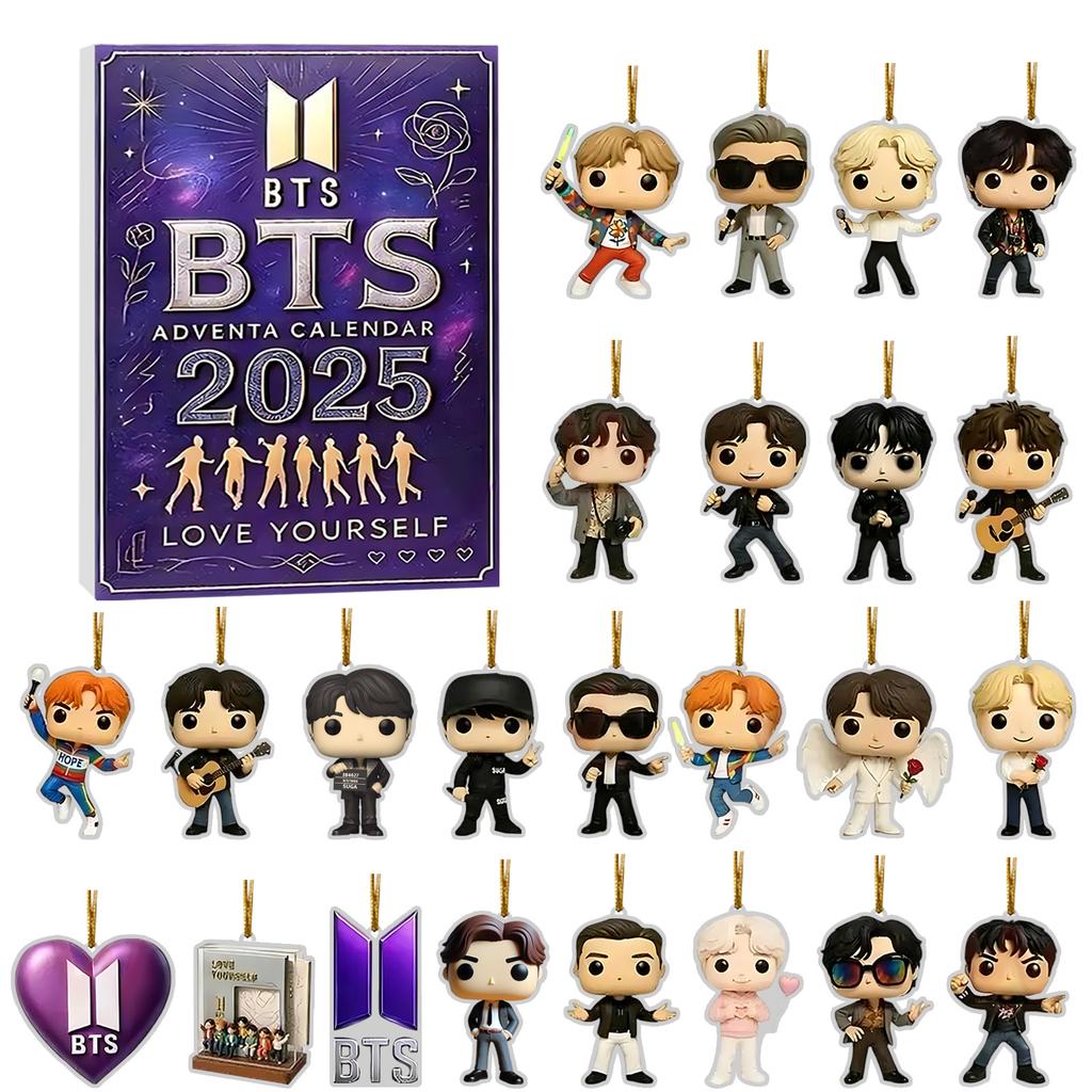 Advent Calendar Contains 24 Gifts, Cute Figures Doll Advent Calendar, Countdown Calendar With Surprise Toys, Collectible Figures Gift For Kids