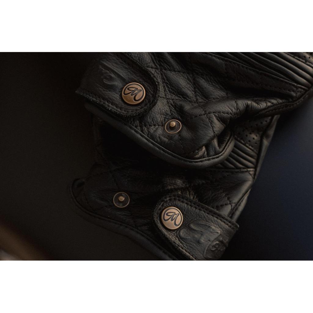 Motone SPECTRE Leather Aniline 5061098760066 Gloves, Cowhide, Black, Medium,