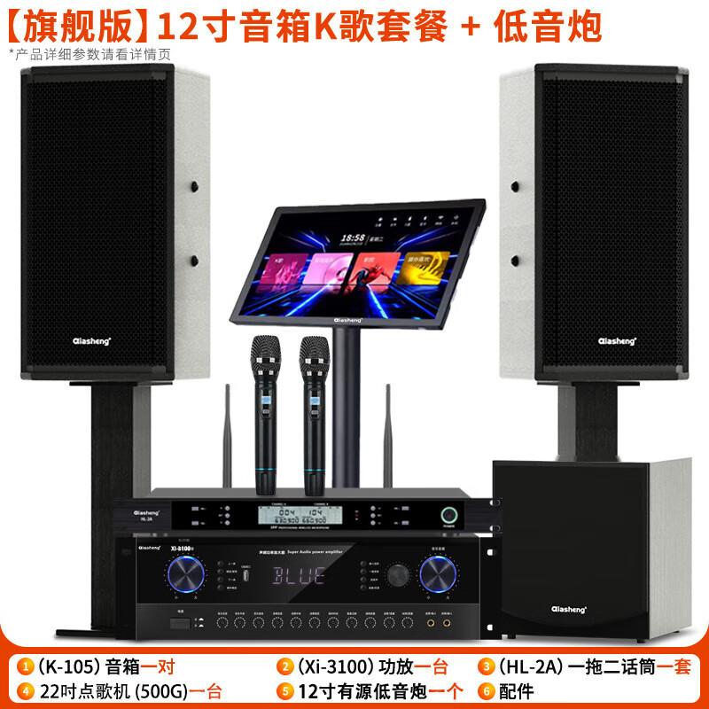 QIASHENG Professional Home KTV Karaoke System CN plug (adapter included) (CN version)