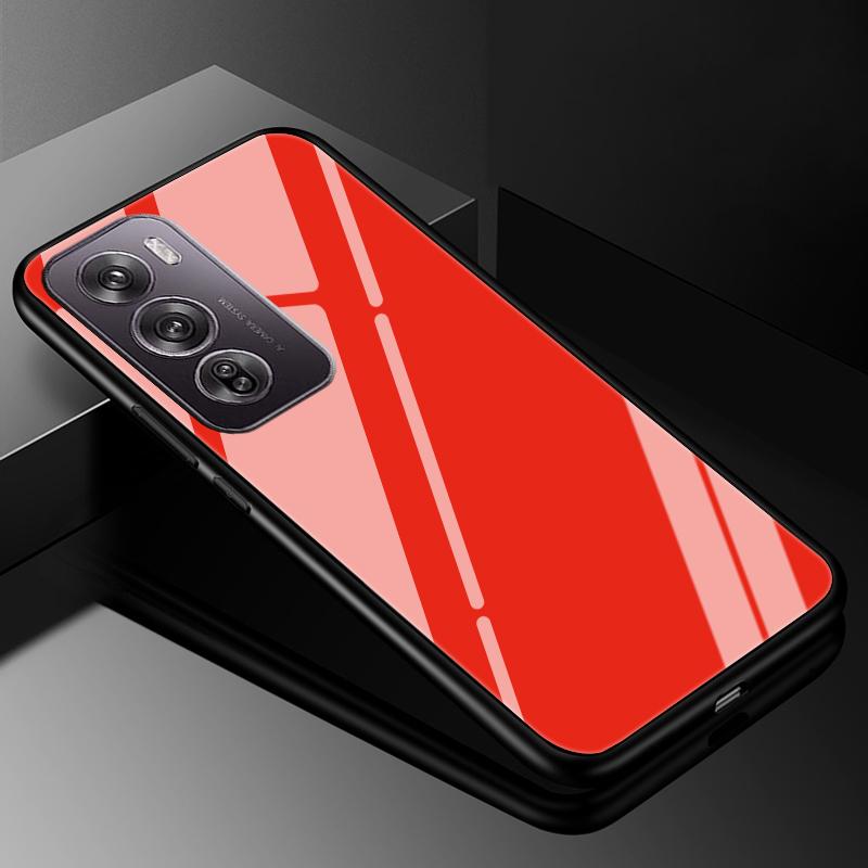 Für OPPO Reno12 Reno 12 Pro 12Pro Hülle Abdeckung Hartglas Hüllen für OPPO A60 4G / realme c61 4G Harte Rückseite Bumper Für Reno 12